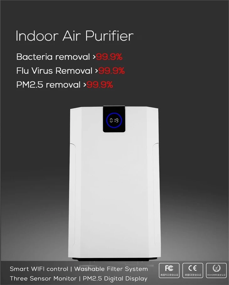 BKJ-80A PM2.5 Display Home Air Purifier Office