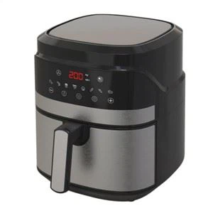 Freidora de aire doméstica saludable sin aceite de gran capacidad electrónica de 5.5L